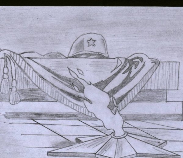 Война рисунок карандашом