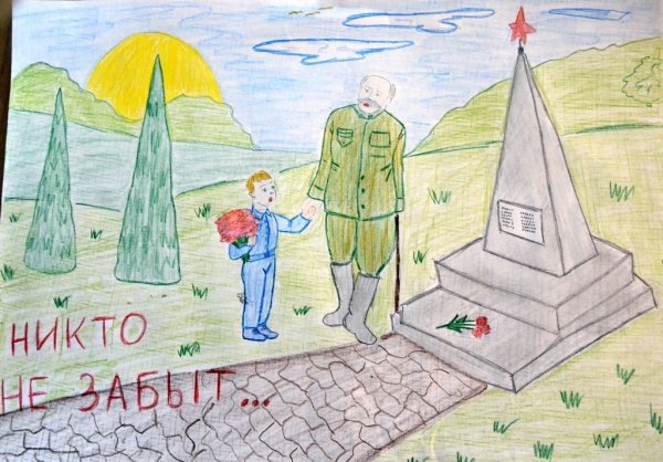 Рисунок на тему неизвестный солдат