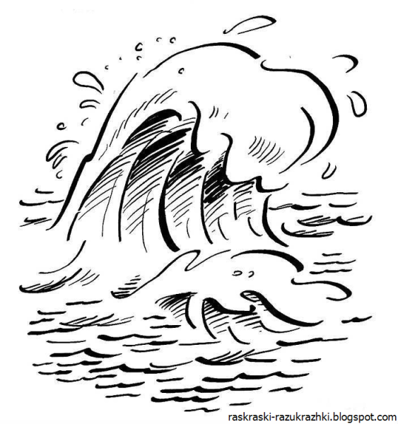 Контуры пейзажей для рисования