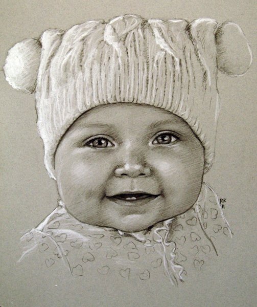 Рисунки карандашом дети маленькие