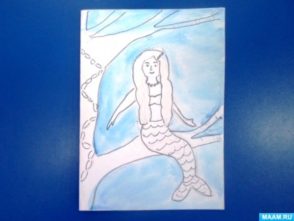 Русалка для подготовительной группы