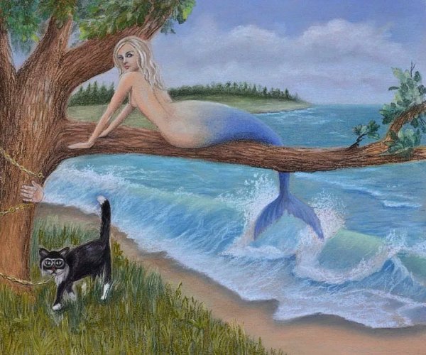 Кот ученый,Русалка,Пушкин