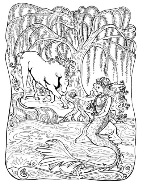 Пушкин у Лукоморья дуб зеленый раскраска