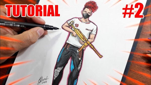 Рисунки фри фаер карандашом