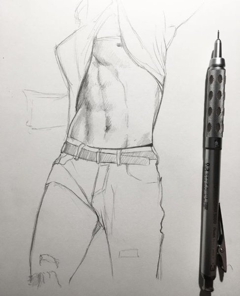 Ичиго Куросаки рисунок карандашом