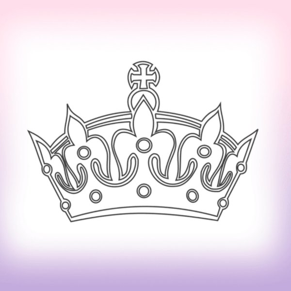 Корона тату эскиз