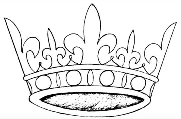 Корона для срисовки