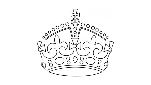 Корона рисунок скетч