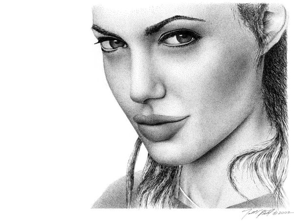 Angelina Jolie portret
