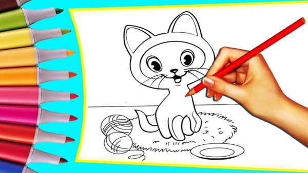 Видео раскраска для детей