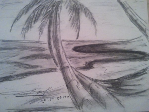 Иллюстрация к три пальмы Лермонтова