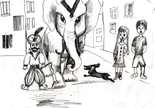 Слон и моська мультфильм