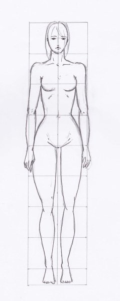 Схема рисования человека