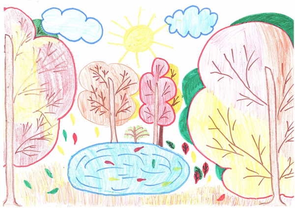 Раскраска. Осень