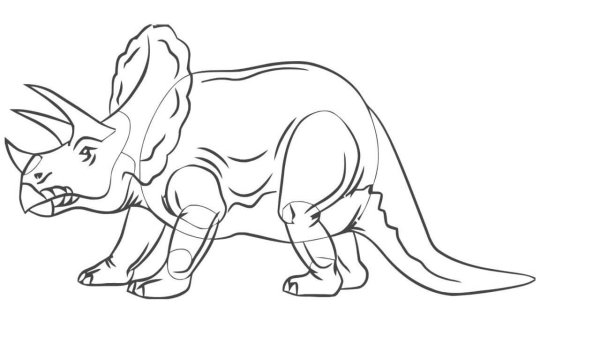 Раскраска динозавр Стегозавр