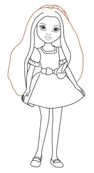 Кукла для рисования