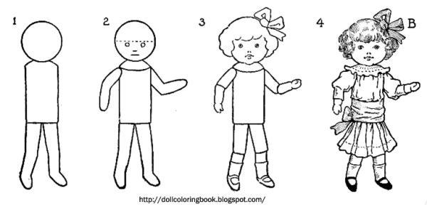 Кукла для рисования