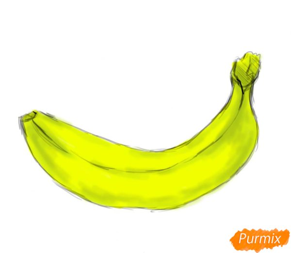 Поэтапное рисование фруктов для детей