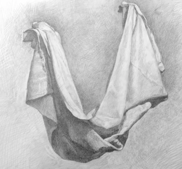 Драпировка со складками