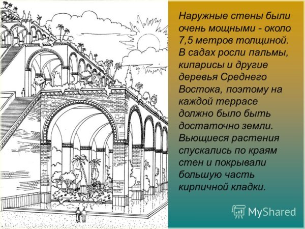 Месопотамия сады Семирамиды