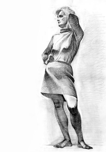 Зарисовки фигуры человека