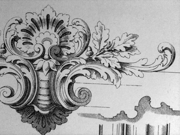 Акант архитектуре Барокко