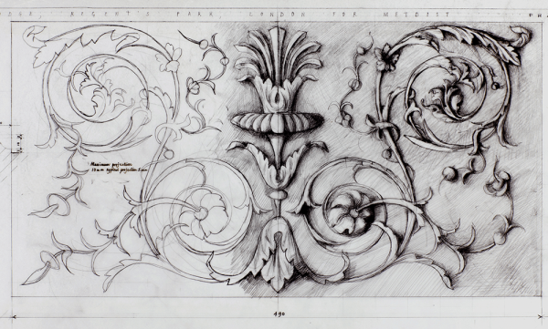 Узоры рококо Акант