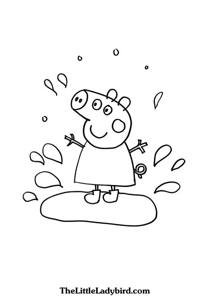 Лужа рисунок