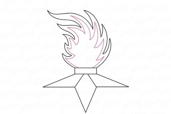 Вечный огонь рисунок