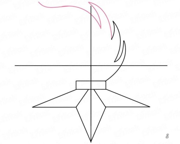 Вечный огонь рисунок карандашом