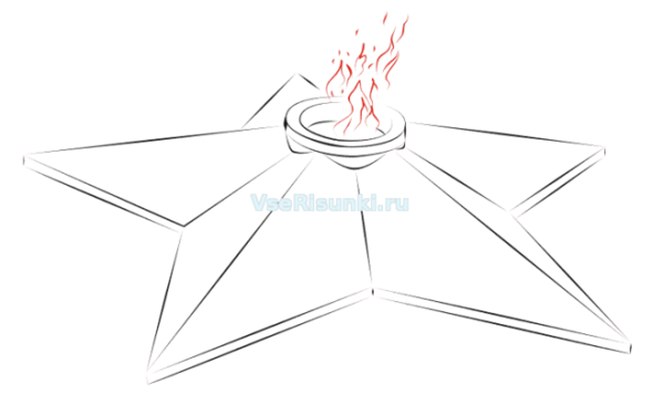 Рисунок на военно патриотическую тему