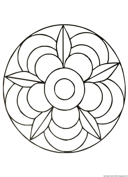 Раскраски узоры орнаменты
