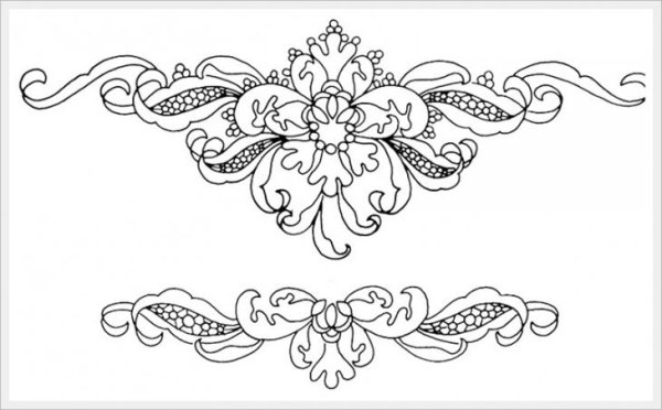 Узоры для вышивки гладью