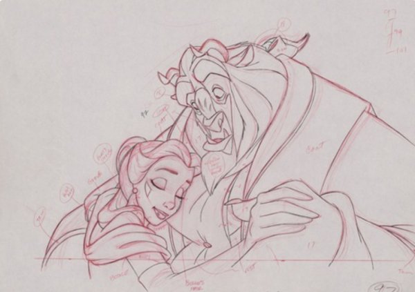 Скетч Белль красавица и чудовище