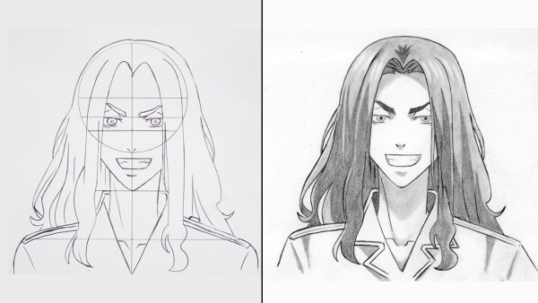 Баджи карандашом