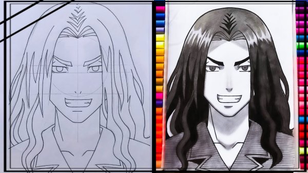 Баджи карандашом