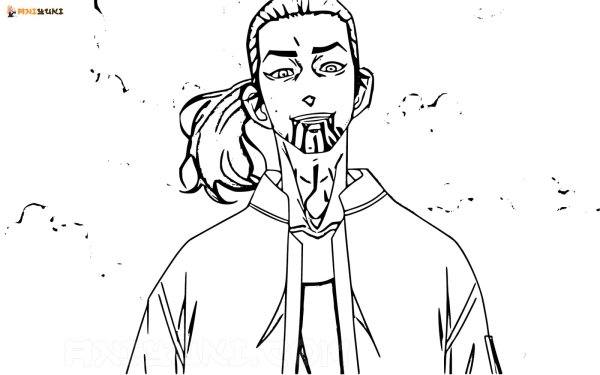 Раскраска Кейсуке Баджи