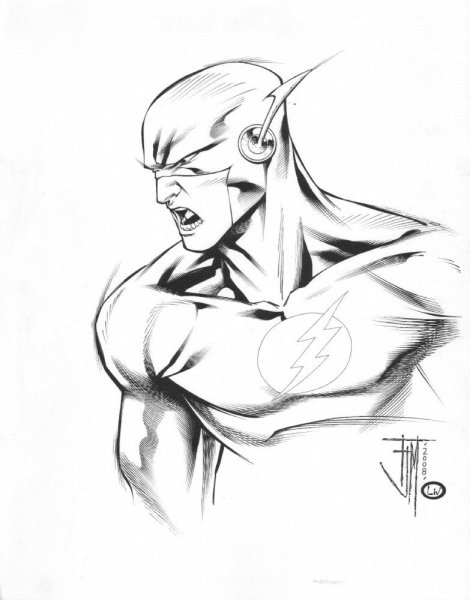 Рисунки флеша для срисовки