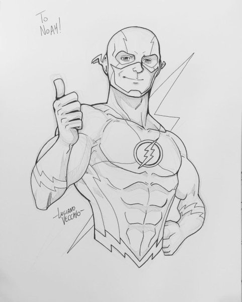 Флеш картинка карандашом