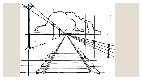 Перспектива в рисунке 1 точка схода