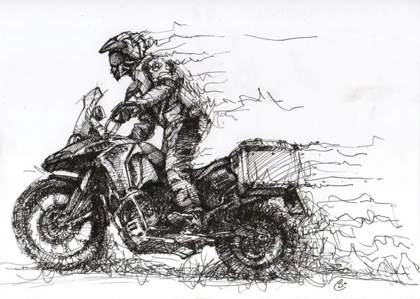 Мото эскизы