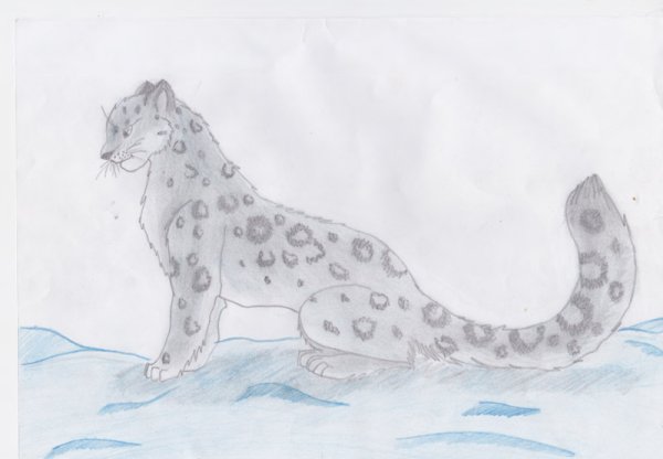 Нарисовать снежного Барса