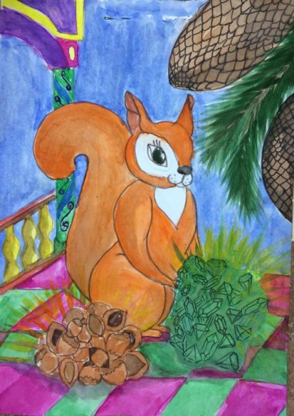 Белка из сказки о царе Салтане белка