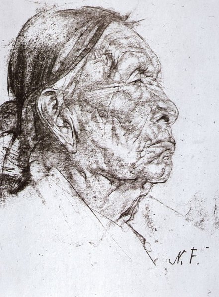 Николай Фешин Наброски