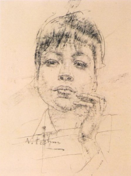 Фешин автопортрет