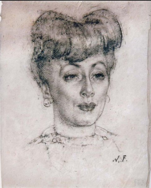 Николай Фешин уголь