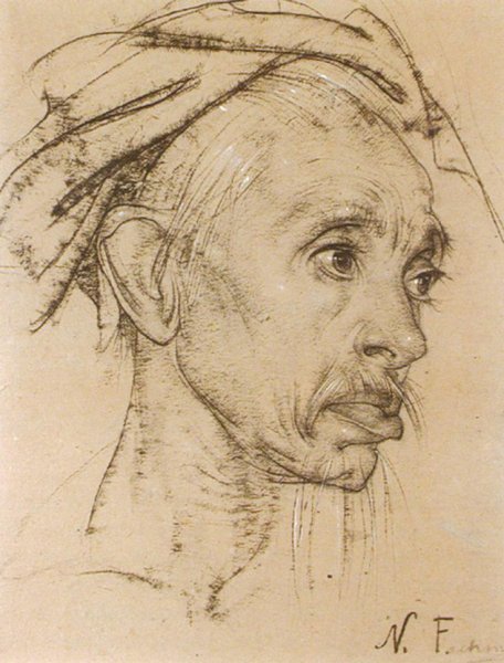 Николай Фешин портреты Графика