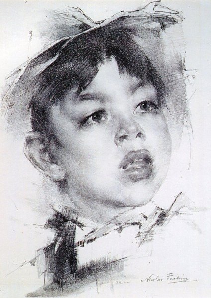 Николай Фешин Наброски