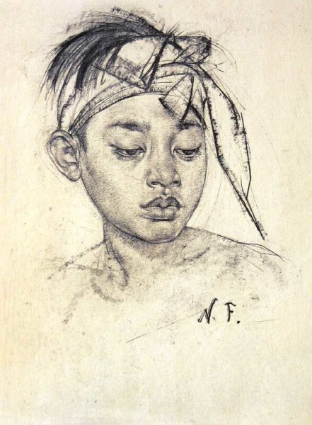 Рисунки Фешина Николая Ивановича