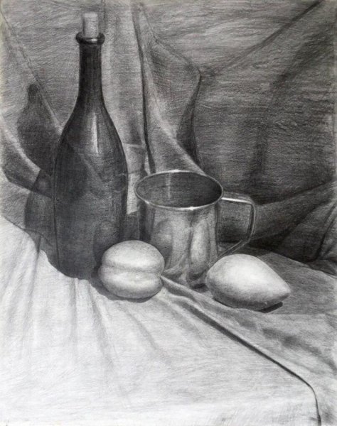 Натюрморты карандашом Юрий Кушевский